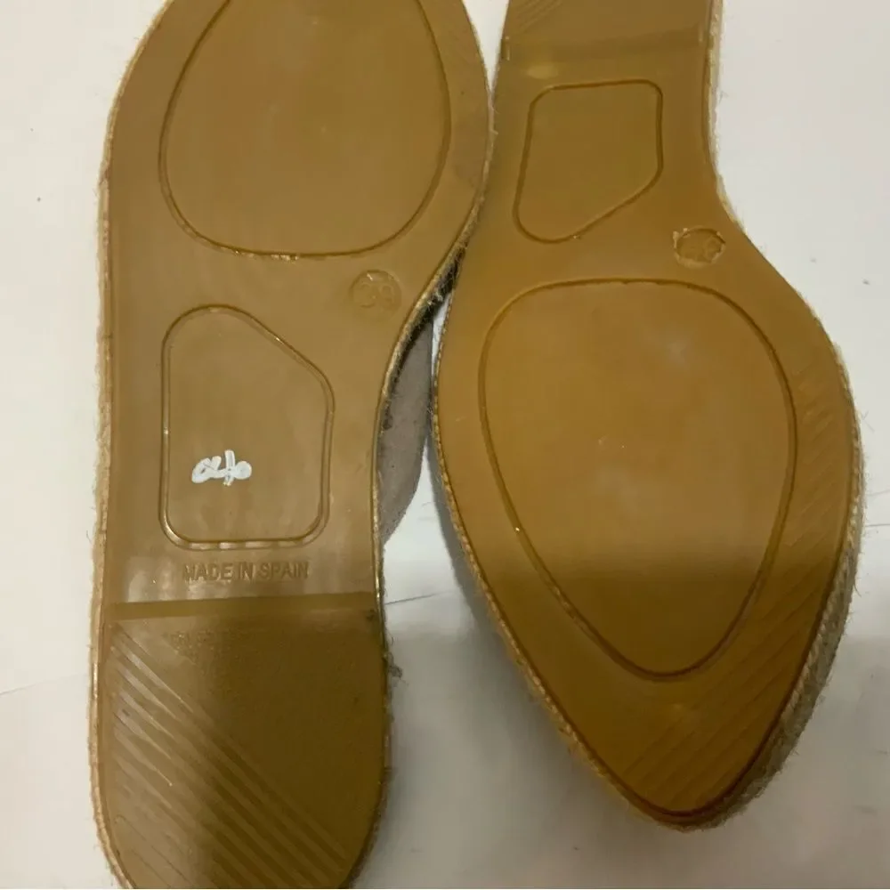 Pimaz Tan  Espadrille Mules size 39